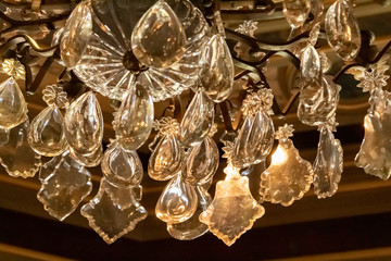 glass chandelier