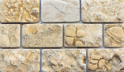Wall of high quality travertine or thermolith. Blank for background or tile