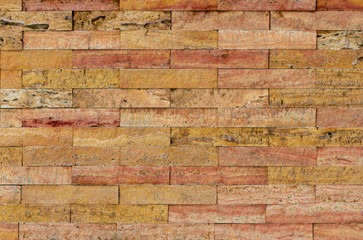 Wall of high quality travertine or thermolith. Blank for background or tile