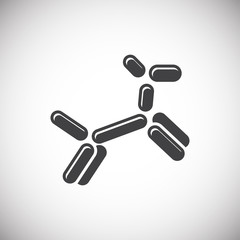 Circus related icon on background for graphic and web design. Simple illustration. Internet concept symbol for website button or mobile app.