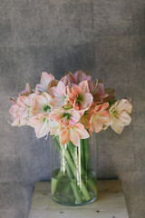 Beautiful bouquet of flowers in a vase