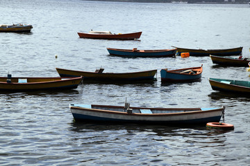Obraz premium boat on the lake