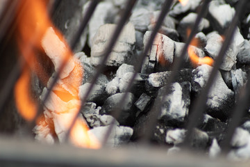 barbeque coals