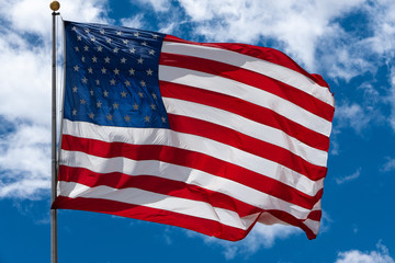 american flag of united states of america