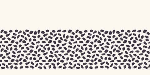 stylish,confetti,sprinkles,seamless vector border,endless band,masking washi tape,repeating bordure,banner ribbon,edge trim,edging,trimming,continuous,seeds,hand drawn doodle,black white,hand drawn,al