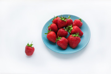 fresh Strawberry in a bowl
