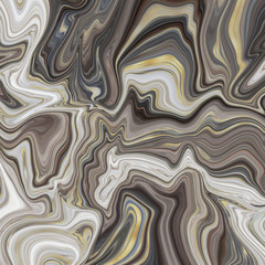 Abstract Marble Swirls Background - Fluid marbling effect with subtle gold veining accents