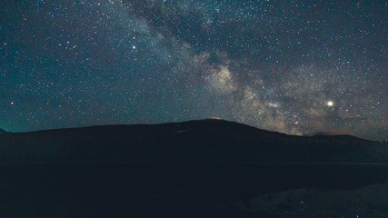 Fototapeta na wymiar The Milky Way Galaxy at Banff National Park