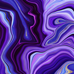 Abstract Marble Swirls Background - Fluid marbling effect with subtle gold veining accents