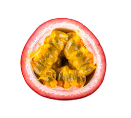 passtion fruit isolated on white background