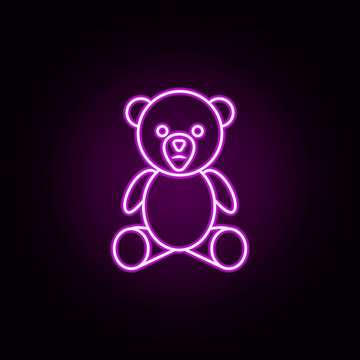 Neon teddy bear deals