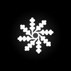 Snowflake, snow, winter neon icon. Elements of Snowflakes set. Simple icon for websites, web design, mobile app, info graphics