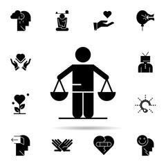 court, judgment, law, patent icon. Universal set of peace and humanrights for website design and development, app development