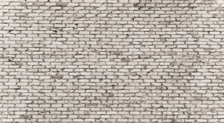 Old  dirty white bricks wall