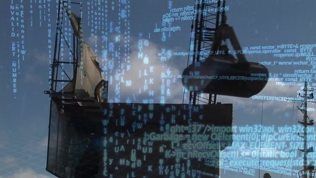 Program codes and a lifting machine