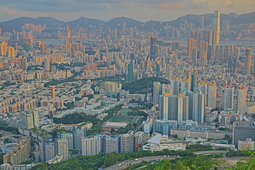 31 May 2014 Aerial view of Hong Kong