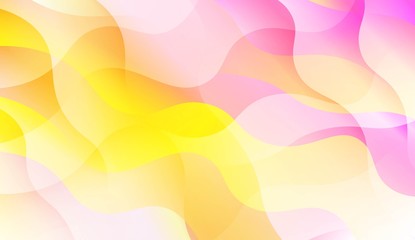 Blurred Decorative Design In Abstract Style With Wave, Curve Lines. Blur Pastel Color Smoke gradient Background. For Your Graphic Wallpaper, Cover Book, Banner. Vector Illustration.