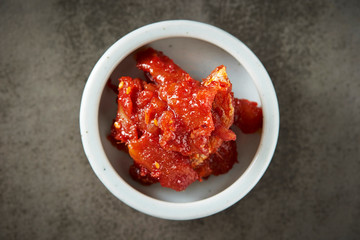 Jeotgal, Korean salted fermented seafood 