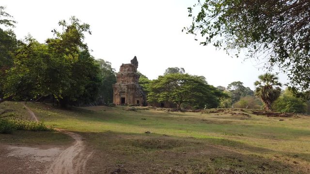 Suor Prat towers,Angkor Wat temple , Angkor archaeological Park, Siem reap, Cambodia.