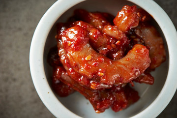 Jeotgal, Korean salted fermented seafood 