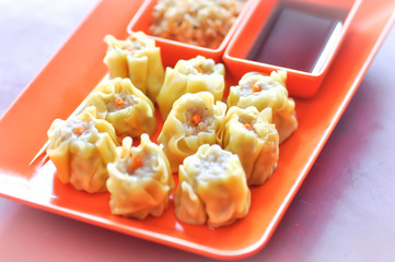 roll ,Chinese roll or Chinese snack