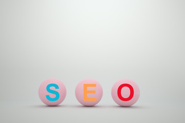SEO Search engine optimization concept is to make the website stick to the top. By customizing the website and adding quality links to the website