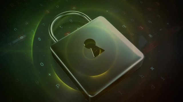 Padlock and internet security