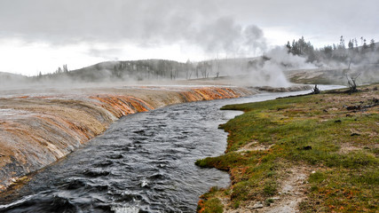 Rivière à Yellowstone USA