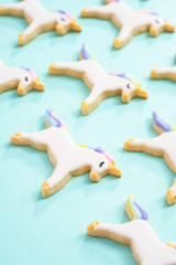 Unicorn sugar cookies