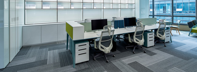 Clean and tidy office scene map