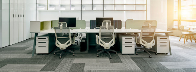 Clean and tidy office scene map