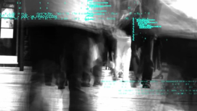 Time lapse of a busy street