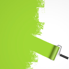 paint roller concept with marking