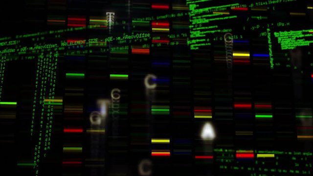Colorful electrophoresis