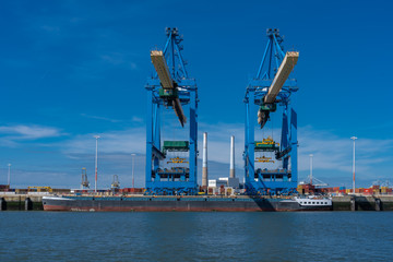 Obraz premium Le Havre, France - 05 30 2019: Harbor 2000
