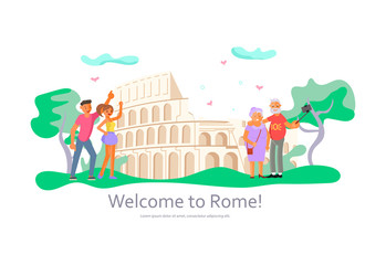 Welcome to Rome page website