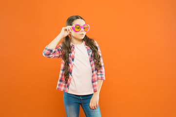 Child happy good eyesight. Sunglasses summer accessory. Eyesight and eye health. Care eyesight. Ultraviolet protection crucial while polarization more preference. Optics and eyesight. UV protection