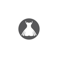Dress vector icon illustration