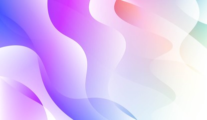 Template Background With Wave Geometric Shape. For Template Cell Phone Backgrounds. Vector Illustration with Color Gradient.