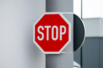 Red Octagonal Stop Sign