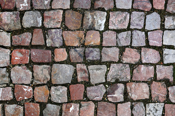 Paving stones street