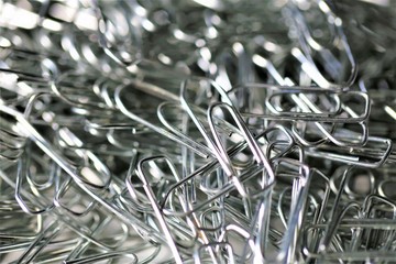 closeup of metal chain