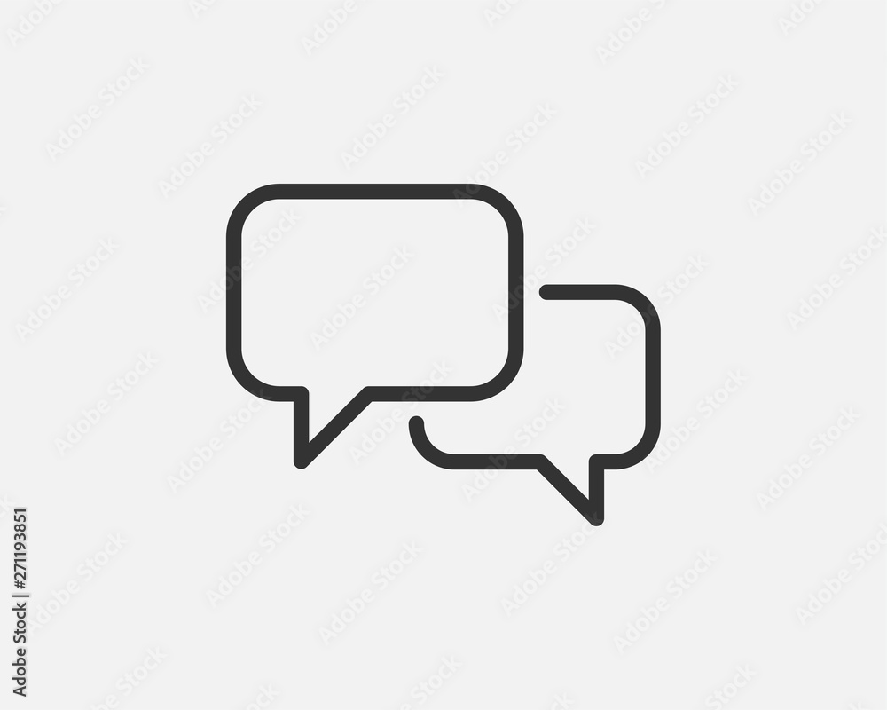 Poster talk bubble speech icon. blank empty bubbles vector design elements. chat on line symbol template. d