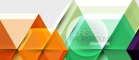 Hexagon abstract background, geometrical modern template