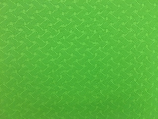 Green yoga mat rough pattern texture background