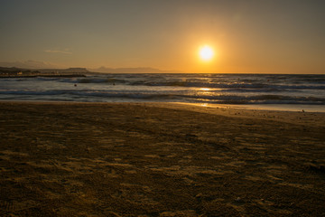 Naklejka premium couché de soleil