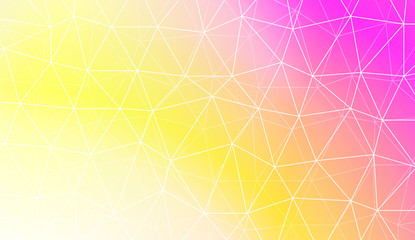 Low poly layout. For your idea, presentation, smart design Vector illustration. Creative gradient color.