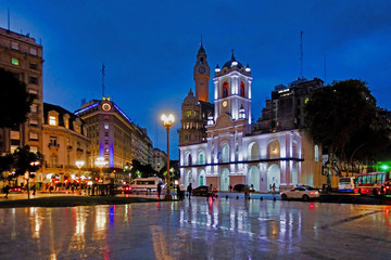 Obraz premium The old town hall in Buenos Aires