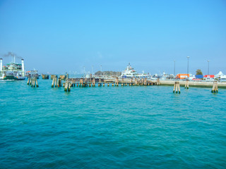 Fototapeta na wymiar イタリアの港