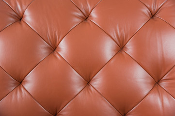 Brown leather texture background.
